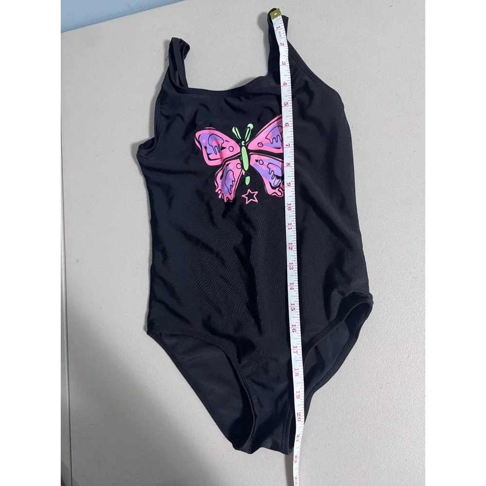 Primark Girls 8/9 Swimsuit Butterfly Summer Vacation One Piece Pool Beach Resort